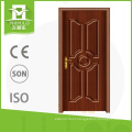 Hot sale main gate design pvc sliding interior wood door from zhejiang china